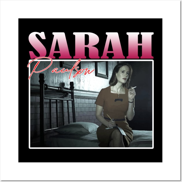 sarah Paulson America Horor Story Wall Art by LOVILOVI